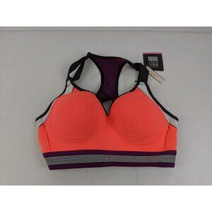 Victoria's Secret VSX Sports Bra Orange Black Size 36C New NWT 353167-VQY